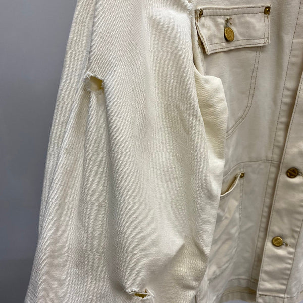 【曜日割引対象外】 カーハート Carhartt 80's 100th Anniversary ミシガンチョアコート 100周年記念 USA製 ジャケット ホワイト 201MT-4454 VB