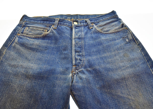 リーバイス Levi's 70's 501 66 Single 66前期 74年製 ボタン裏 6 VINTAGE ヴィンテージ スモールe デニム ブルー W36L30 103MB-574
