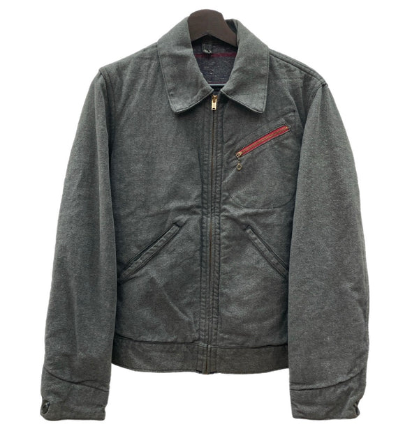 ヴィンテージ vintage 50's 50年代 Black Chambray Work Jacket 黒シャン ブラック シャンブレー ごま塩 ワーク ブランケット 黒 灰色 サイズ表記なし ジャケット 無地 ブラック 104MT-917