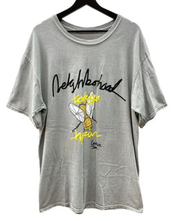 ネイバーフッド NEIGHBORHOOD × カクタスジャック Cactus Jack カルーセル CAROUSEL TEE 半袖 カットソー クルーネック コットン サイドロゴ GRAY 灰色 Tシャツ プリント グレー XLサイズ 104MT-1803