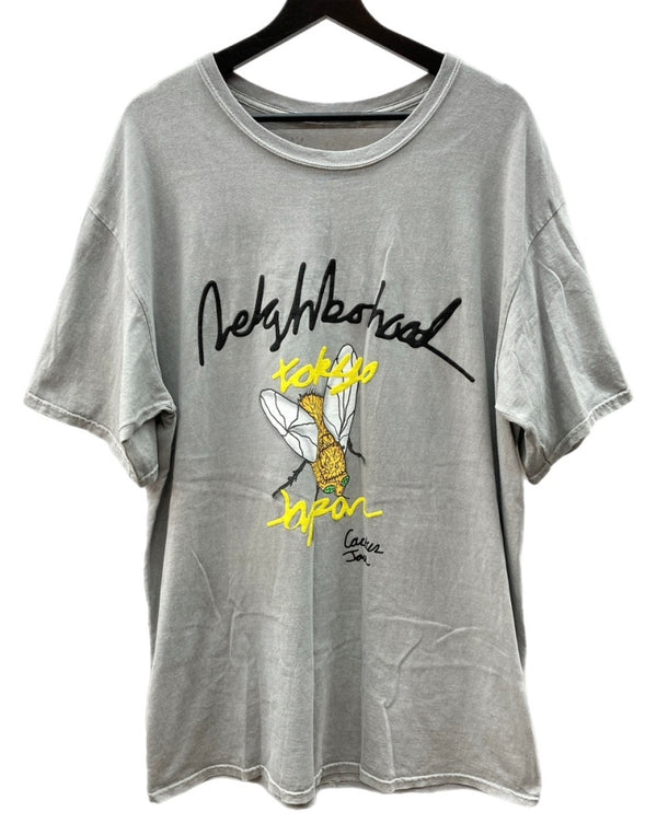 ネイバーフッド NEIGHBORHOOD × カクタスジャック Cactus Jack カルーセル CAROUSEL TEE 半袖 カットソー クルーネック コットン サイドロゴ GRAY 灰色 Tシャツ プリント グレー XLサイズ 104MT-1803