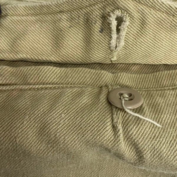 【曜日割引対象外】 ミリタリー MILITARY フランス軍 FRENCH ARMY M-52 Chino チノパン ベージュ 46サイズ 201MB-1173 VB