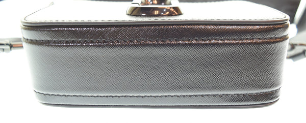 マークジェイコブス MARC JACOBS  THE SNAPSHOT ザ スナップショット ロゴストラップ ダブル ショルダーバッグ  バッグ レディースバッグ ショルダーバッグ・メッセンジャーバッグ ブラック 103B-161