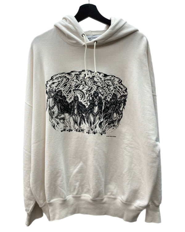 クーティー COOTIE × Magical Design マジカル デザイン Print Sweat Hoodie プリント スウェット フーディ 白 CTE-24A337 パーカ プリント ホワイト Mサイズ 104MT-2207