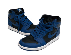 ジョーダン JORDAN Nike Air Jordan 1 Retro High OG Dark Marina Blue ナイキ エアジョーダン 1 レトロ ハイ OG ダークマリーナブルー 555088-404 メンズ靴 スニーカー ブラック 26.5cm 101sh-2363