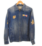 ヒューストン HOUSTON SOUVENIR DENIM VIETNAM JACKET スーベニア デニム ベトナム ジャケット Gジャン ベトジャン 50461 L ジャケット ブルー 103MT-3456