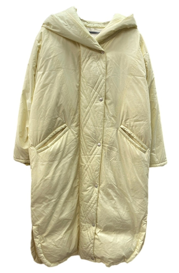 シールームリン SeaRoomlynn Back tuckフード ロング ダウンコート サンプル品 キルティング オーバーサイズ パステルカラー クリーム YELLOW 黄色 3190017 コート 無地 イエロー 104LT-255