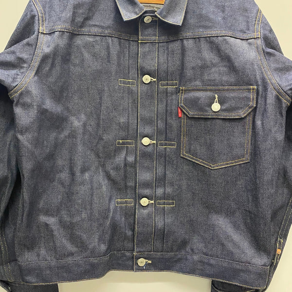 【曜日割引対象外】 リーバイス Levi's LEVI'S VINTAGE CLOTHING 506XX 1936モデル TYPE 1 トラッカージャケット 日本製 リジット デニム ジャケット ブルー 42サイズ 201MT-4638 VB