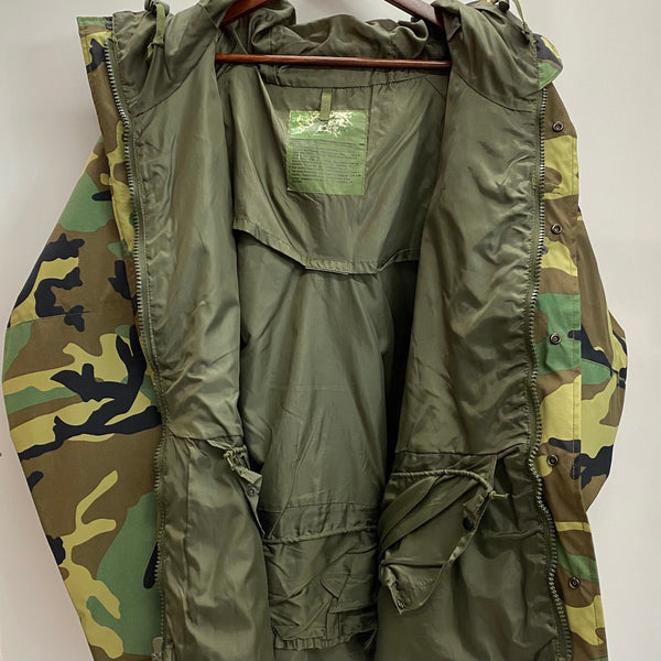 【曜日割引対象外】 ミリタリー MILITARY U.S.ARMY ECWCS GEN1 ジャケット グリーン XLサイズ 201MT-4792 VB