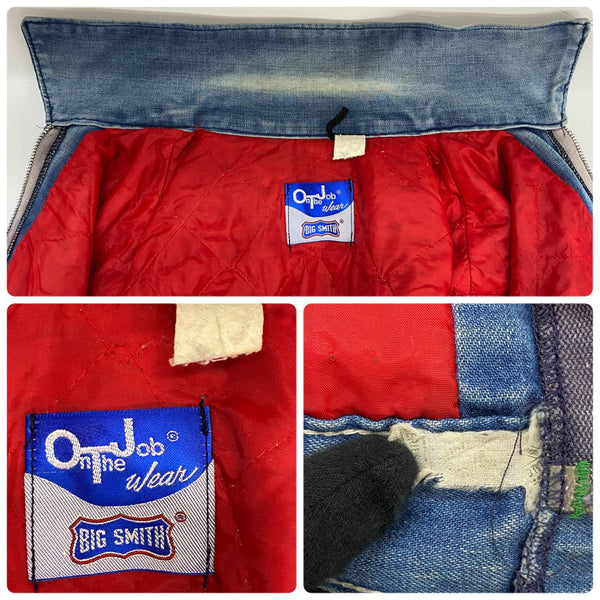 【曜日割引対象外】 ヴィンテージ vintage 70's BIG SMITH デニム ワーク ジャケット ブルー 201MT-3883 VB