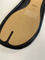 メゾン マルジェラ MAISON MARGIELA tabi ソールバッグ がま口 レザーバッグ 黒×シルバー バッグ レディースバッグ ショルダーバッグ・メッセンジャーバッグ ブラック 101bag-206