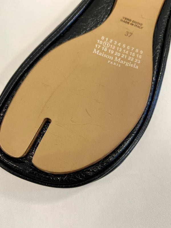 メゾン マルジェラ MAISON MARGIELA tabi ソールバッグ がま口 レザーバッグ 黒×シルバー バッグ レディースバッグ ショルダーバッグ・メッセンジャーバッグ ブラック 101bag-206