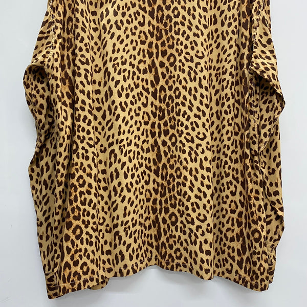 【曜日割引対象外】 スターオブハリウッド STAR OF HOLLYWOOD 長袖 レーヨン オープンカラーシャツ SH29489 長袖シャツ ブラウン XXLサイズ 201MT-4476 VB