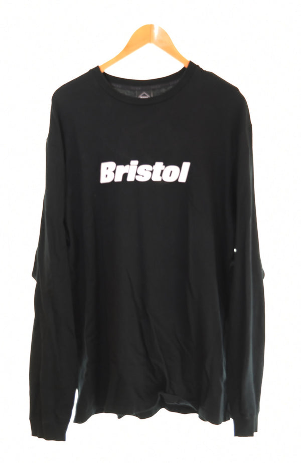 エフシーアールビー F.C.Real Bristol F.C.R.B. AUTHENTIC LOGO L S RELAX FIT TEE 長袖Tシャツ FCRB-240075 ロンT ブラック LLサイズ 103MT-2785