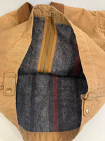 カーハート Carhartt 80's 80年代 100周年 100YEARS デトロイトジャケット ワークジャケット ジップアップ ダック地 裏地ブランケット VINTAGE ヴィンテージ - ジャケット ブラウン 101MT-5326