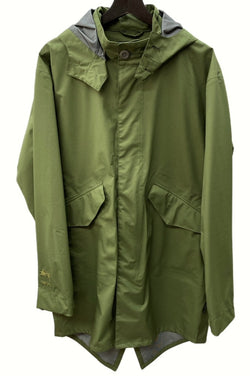 ステューシー STUSSY 16AW GORE-TEX PRODUCTS FISHTAIL JACKET ゴアテックス フィッシュテール ナイロン ジャケット KHAKI 緑 ジャケット ロゴ カーキ Mサイズ 104MT-470