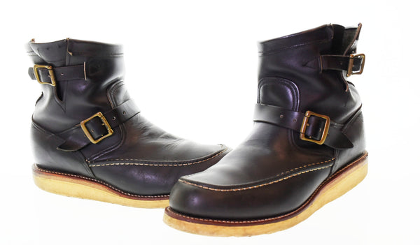 チペワ CHIPPEWA  MOC ENGINEER BOOTS エンジニア ブーツ 黒 97879 メンズ靴 ブーツ エンジニア ブラック 9E 27cm 103S-354