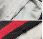 バック ストリート クロウラー BACK STREET CRAWLER リバーシブル スカジャン 両面刺繍 ピンナップガール スカル 銀 黒 ジャケット 刺繍 シルバー Lサイズ 104MT-1335