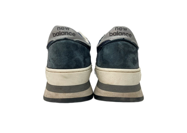 ニューバランス new balance 22年製 M990 NV1 Vibram ソール ランニング USA製 ローカット シューズ 紺 M990NV1  メンズ靴 スニーカー ネイビー 27cm 104S-956