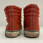 【曜日割引対象外】 グッドガイズ GOOD GUYS 80's ファイヤーパターン ハイカット メンズ靴 スニーカー イエロー 26cmサイズ 201-shoes1586 VB