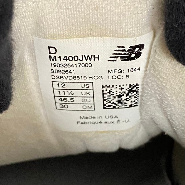 ニューバランス new balance 1400 MADE IN USA M1400JWH メンズ靴 スニーカー グレー 30cmサイズ 201-shoes1541