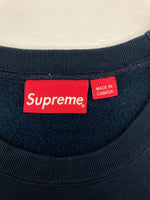 シュプリーム SUPREME 20SS Kanji Logo Crewneck カンジ ロゴ クルーネック 漢字 最高 トレーナー アーチロゴ 紺 スウェット ロゴ ネイビー Lサイズ 104MT-866