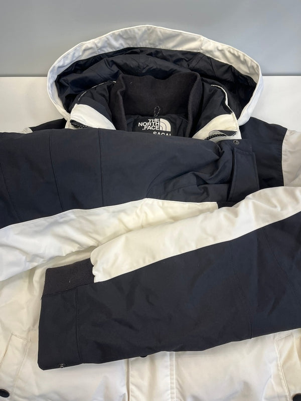 ノースフェイス THE NORTH FACE ×sacai BOMBER JACKET サカイ ボンバージャケット 17AW MA-1 NF0A3L7N XL ジャケット ホワイト 101MT-4891
