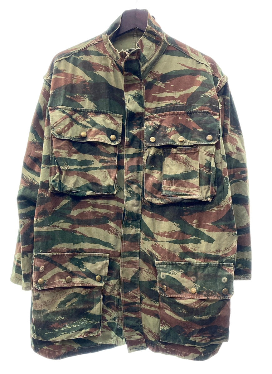 ミリタリー Military Item French Army Paratrooper Jacket フランス軍 パラトルーパー リザードカモ  ヘリンボーン TAP47/56 サイズ表記なし ジャケット カモフラージュ・迷彩 カーキ 104MT-231 | 古着通販のドンドンサガール