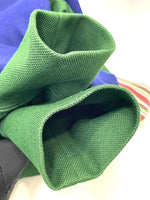 コムデギャルソン COMME des GARCONS HOMME PLUS 03AW カーブ期 ハーフ ZIPUP クレイジーパターン シャツ PK-T005 ロンT ブルー 601MT-20