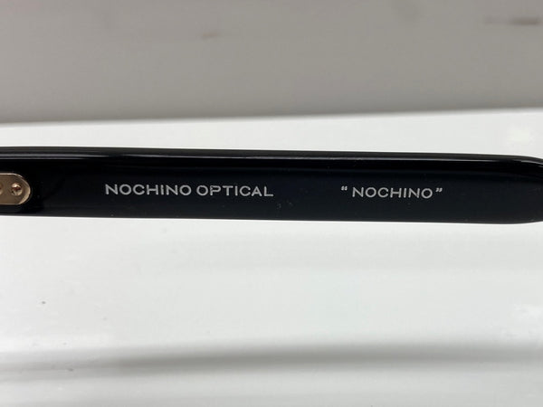 ノチノオプティカル NOCHINO OPTICAL NOCHINO ノチノ ボスリントン 伊達メガネ アイウェア 眼鏡 黒 眼鏡・サングラス 眼鏡 無地 ブラック 104G-47