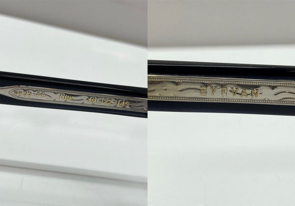 アイヴァン EYEVAN Webb-FP 単式跳ね上げ サングラス ミル打ち柄 アイウェア 眼鏡 黒 眼鏡・サングラス 眼鏡 ロゴ ブラック 104G-39