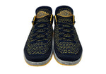 ナイキ NIKE 17年製 AIR JORDAN 32 LOW PF MICHIGAN エア ジョーダン ミシガン AJ32 カレッジ シューズ 黄 紺 AH3347-405 メンズ靴 スニーカー ネイビー 29cm 104S-901