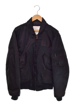 US US古着 80s CWU-55P Titan cloth Made in USA 80's タイタンクロス USA製 SCOVILLジッパー IDEALジッパー MIL-J84573 ジャケット ブラック Sサイズ 103MT-2990