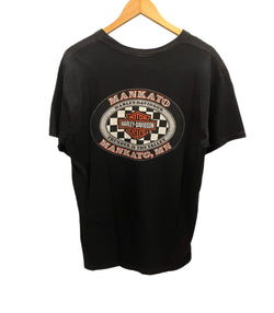 ハーレーダビットソン Harley Davidson 90s 90's THUNDER IN THE VALLEY ©1999 Tシャツ プリント ブラック Lサイズ 101MT-2629