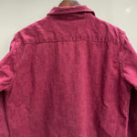 【曜日割引対象外】 ヴィンテージ vintage Punderson 60's 70's レースアップ デニムプルオーバーシャツ ジャケット ワインレッド 201MT-4872 VB