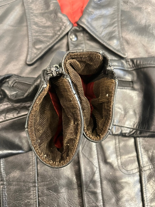 ウエストライド WESTRIDE レザー シングルライダース ジャケット 黒 サイズ42 ジャケット ブラック 101MT-5158