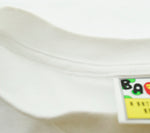 アベイシングエイプ  A BATHING APE  ロゴ プリント 半袖Tシャツ 白 001TEH301072X Tシャツ プリント ホワイト Lサイズ 103MT-653
