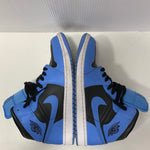 ナイキ NIKE AIR JORDAN 1 MID UNIVERSITY BLUE DQ8426-401 メンズ靴 スニーカー ブルー 26.5cmサイズ 201-shoes1364