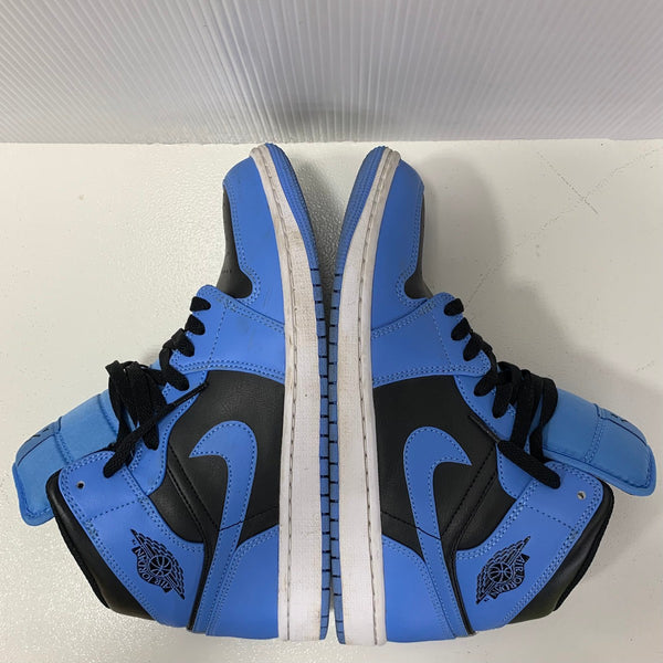 ナイキ NIKE AIR JORDAN 1 MID UNIVERSITY BLUE DQ8426-401 メンズ靴 スニーカー ブルー 26.5cmサイズ 201-shoes1364