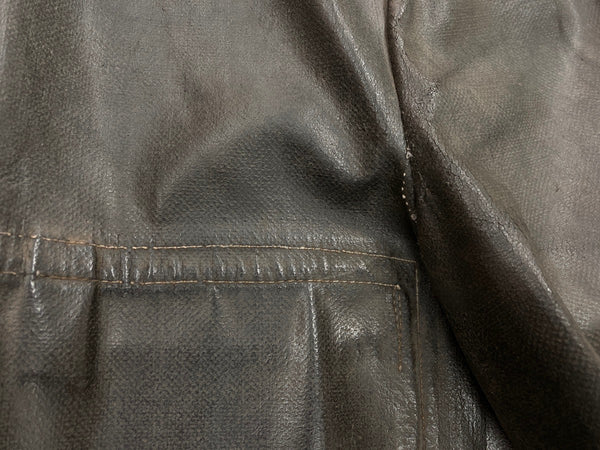 ヴィンテージ vintage 60s 60年代 ファイヤーマン コート ドイツ ジャーマン ゴム引き アウター 黒 ジャケット 無地 ブラック 104MT-1361