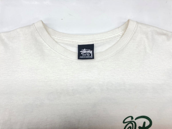 ステューシー STUSSY × Patta Sound Connection サウンド コネクション 24SS T-shirt 半袖 カットソー クルーネック コットン ホンジュラス製 WHITE 白 Tシャツ プリント ホワイト XLサイズ 104MT-1785