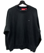 シュプリーム SUPREME 24SS Small Box Raglan Crewneck スモール ボックスロゴ ラグラン スウェット 黒 スウェット ロゴ ブラック Lサイズ 104MT-1718