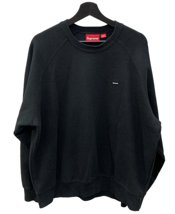 シュプリーム SUPREME 24SS Small Box Raglan Crewneck スモール ボックスロゴ ラグラン スウェット 黒 スウェット ロゴ ブラック Lサイズ 104MT-1718