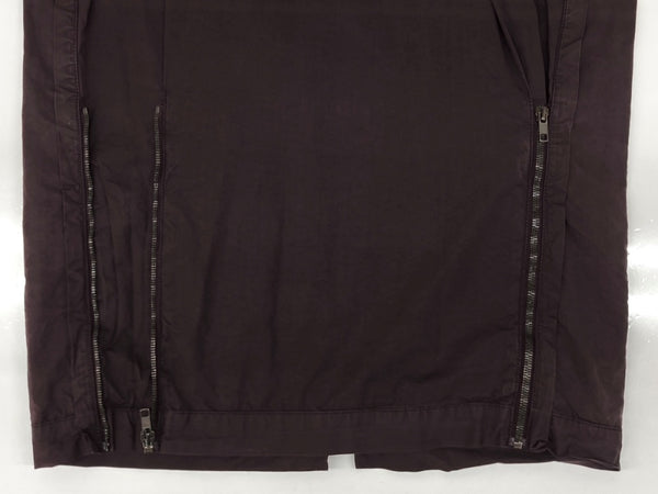ボッテガヴェネタ BOTTEGA VENETA FULLZIP JACKET フルジップ ジャケット RUNWAY JACKET 薄手 アウター ボルドー 紫 サイズ 48 ジャケット 無地 パープル 104MT-2108