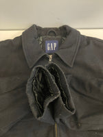 ギャップ GAP 90's~00's 90年代~ OLD GAP 紺タグ ウール メルトン ブルゾン スウィングトップ ジャケット ブラック Lサイズ 101MT-4756