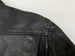 トリプルシックス 666 DOUBLE LEATHER RIDERS JACKET ダブル レザー ライダース ジャケット アウター バイカー 黒 サイズ 40 ジャケット 無地 ブラック 104MT-925