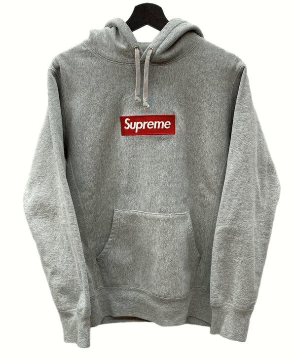シュプリーム SUPREME Box Logo Hooded Sweatshirt ボックス ロゴ パーカー フーディ プルオーバー 灰 パーカ ロゴ グレー Mサイズ 104MT-1099