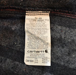 カーハート Carhartt ミシガン チョア コート MICHIGAN CHORE COAT Made in Mexico メキシコ製 ダック カバーオール ブランケット付き  2XL ジャケット ブラック 103MT-3442