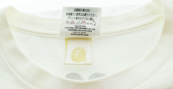 アベイシングエイプ A BATHING APE NW20TH JUN TAKAHASHI TEE 高橋盾 半袖Tシャツ BAPE Tシャツ Tシャツ ホワイト Lサイズ 103MT-2506