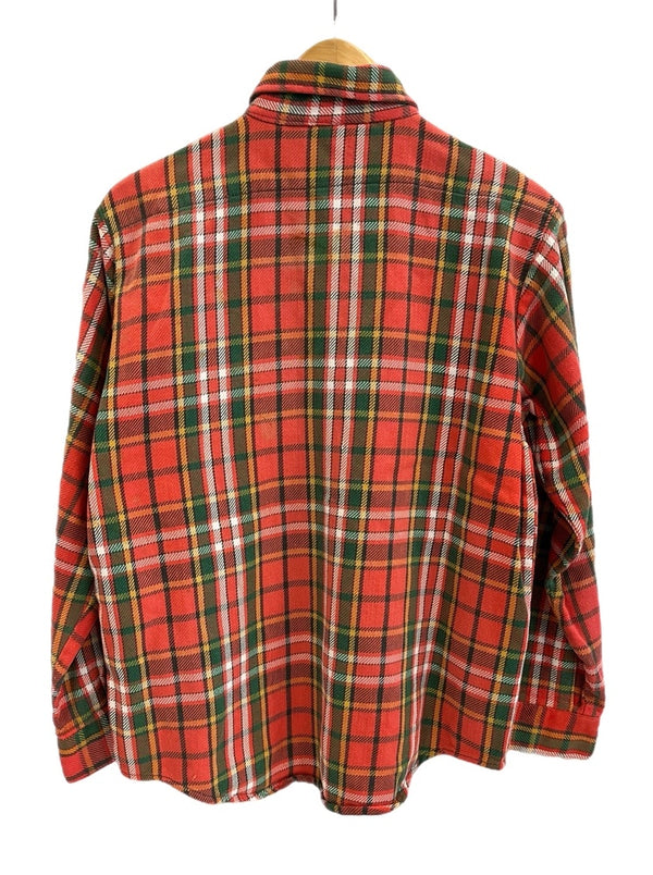 ファイブブラザー FIVE BROTHER 70s～ Vintage ヴィンテージ ネルシャツ チェックシャツ  US古着 赤系 長袖シャツ レッド Mサイズ 101MT-4096